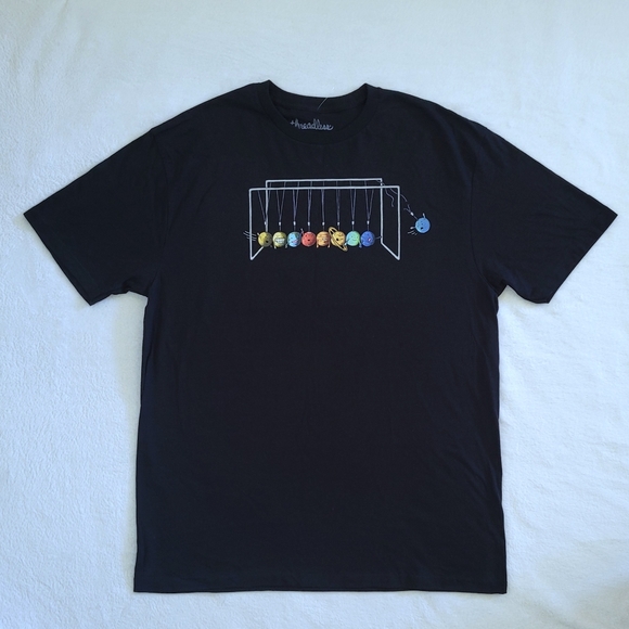 Threadless "Newton's Cradle" Graphic Tee👕 - NWOT - Picture 8 of 12